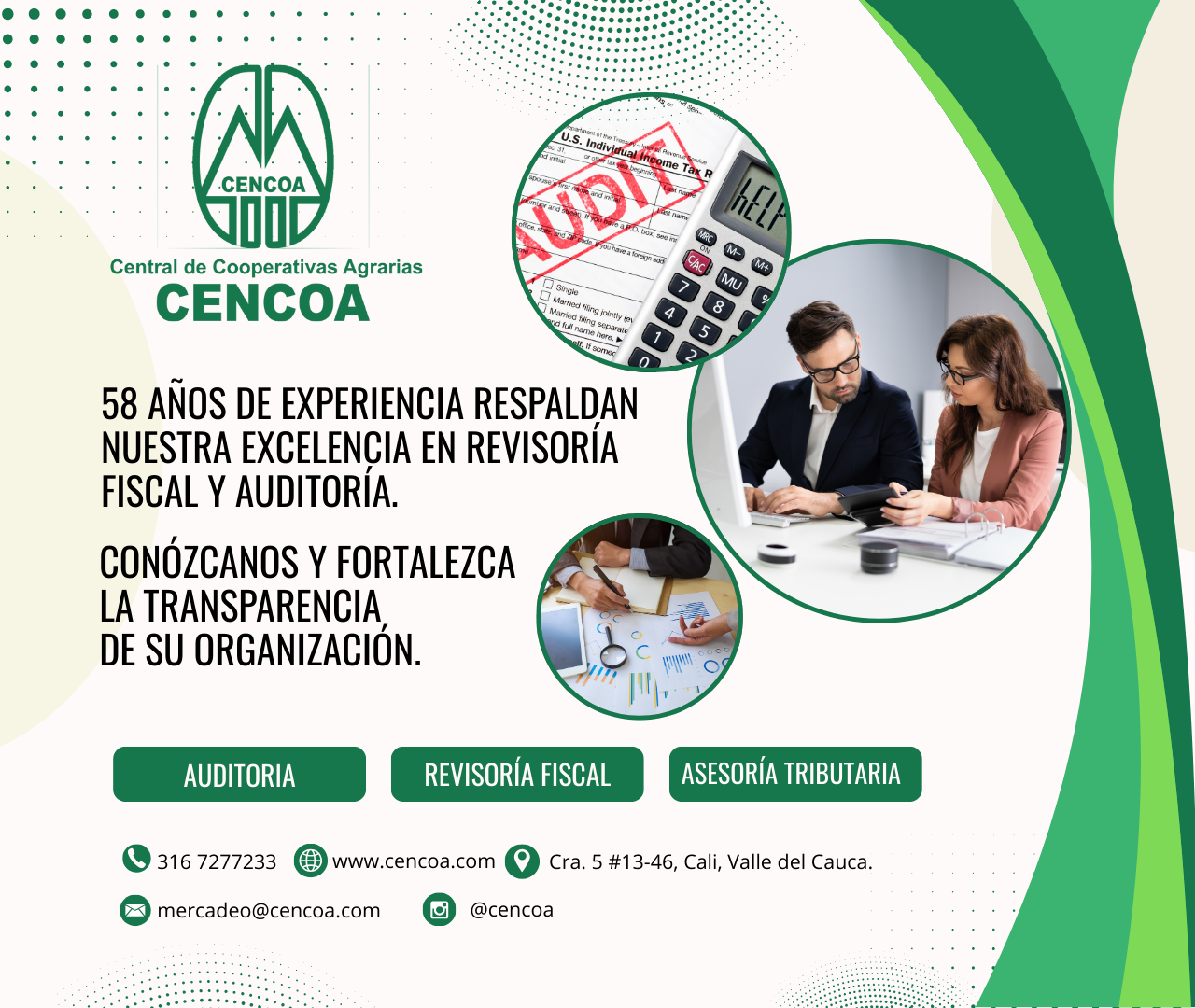 AUDITORIA, REVISORIA FISCAL Y ASESORIA TRIBUTARIA